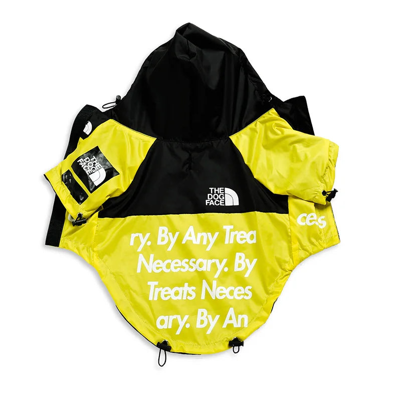 Raincoat For Small Big Dogs Windbreaker