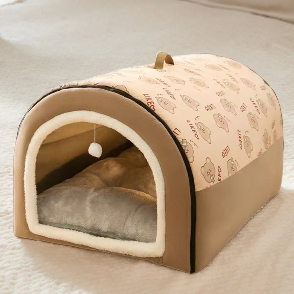 Plush Cotton Puppy Shelter