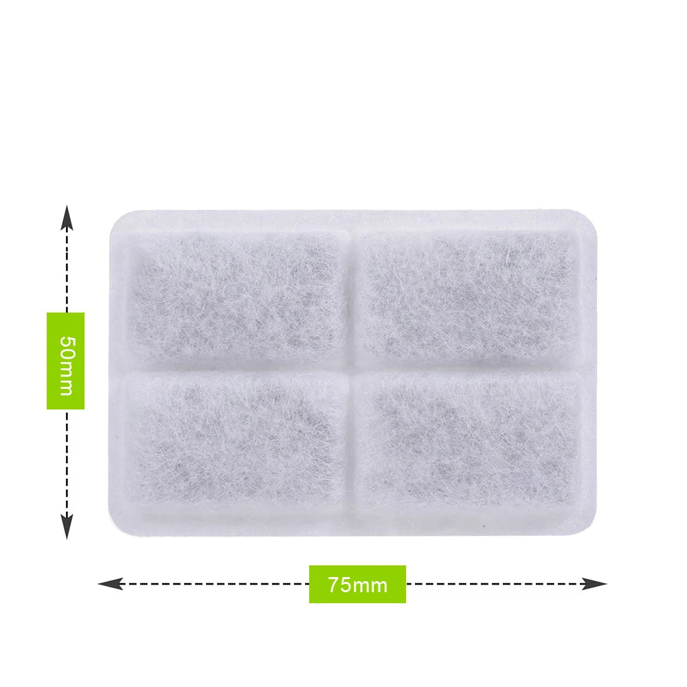 3PCS/4PCS Charcoal Water Filter and Sponge Filter set