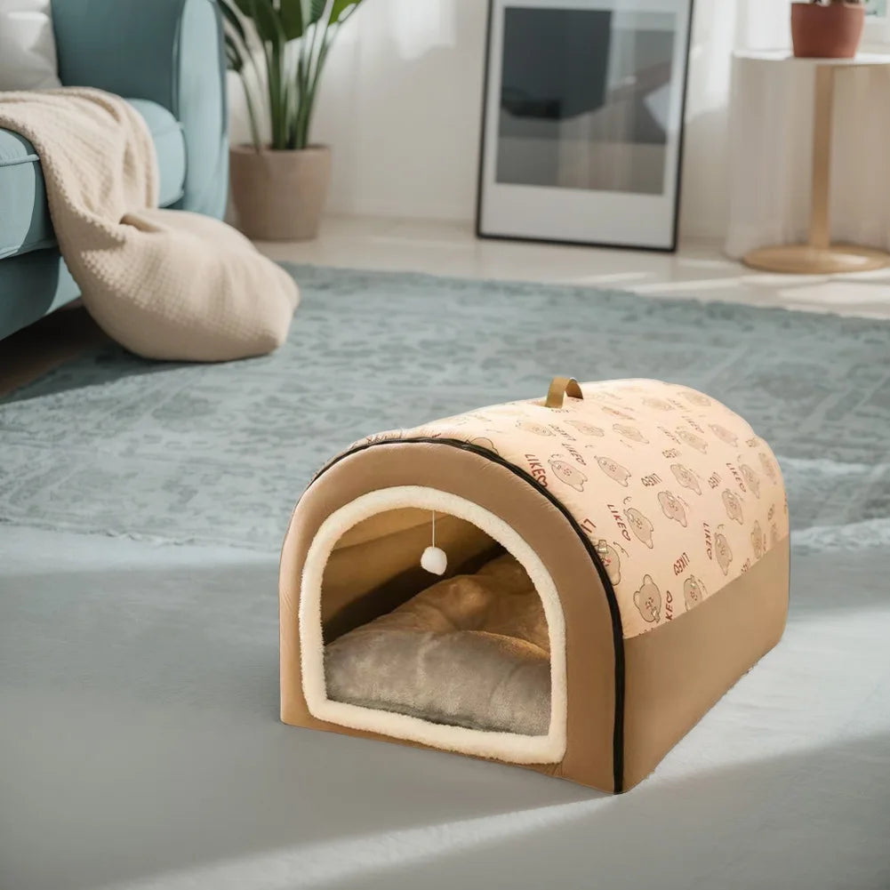 Plush Cotton Puppy Shelter