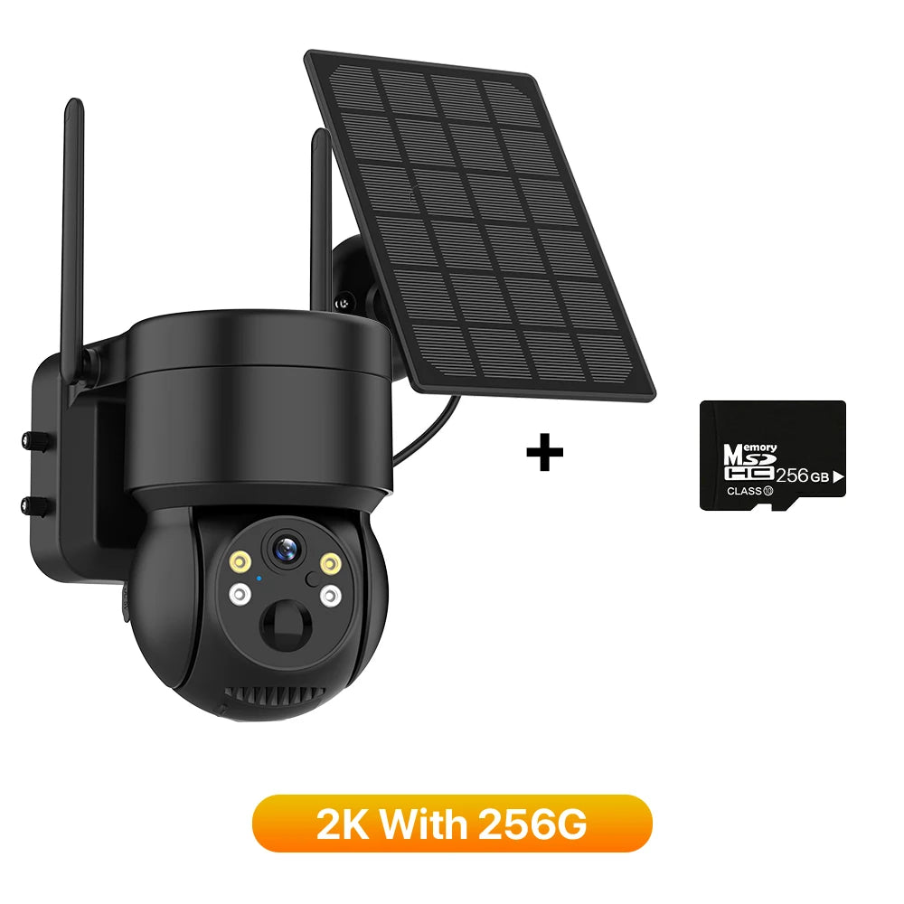 4K HD Solar WiFi Camera Outdoor