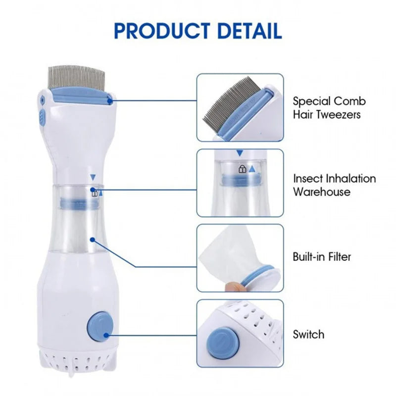 Electric Pet Lice Grabber Comb