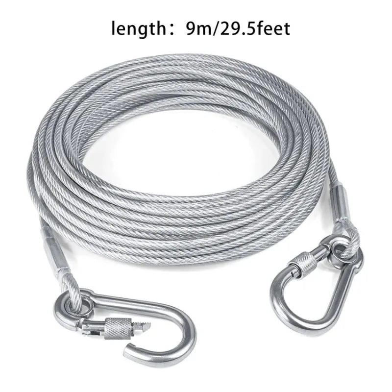 Dog Tie Out Cable Galvanized Steel Wire