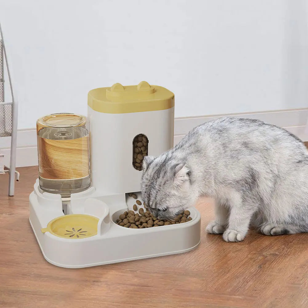 2 in 1 Automatic Cat  and Dog Feeding and Water Dispenser