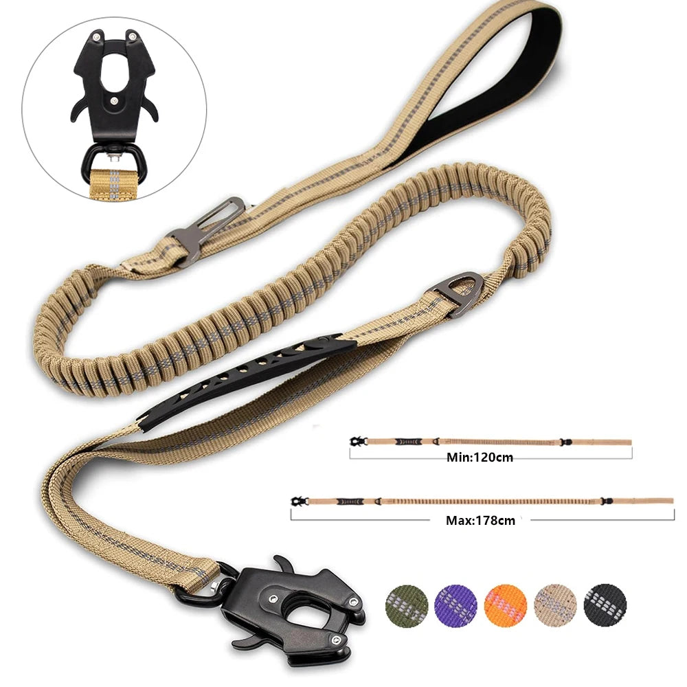 Reflective Shock Absorbing Pet Leashes