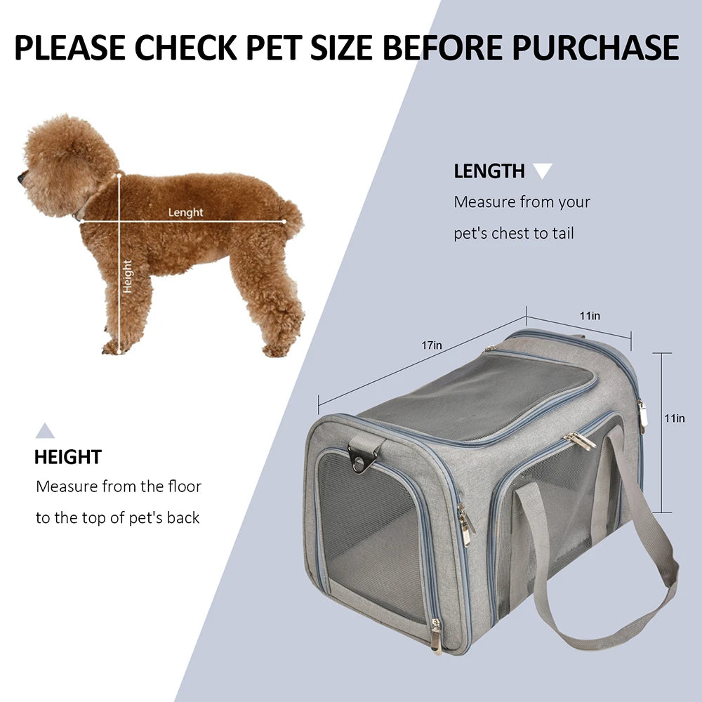 Pet Carriers Travel Bags For Small Dogs Cats