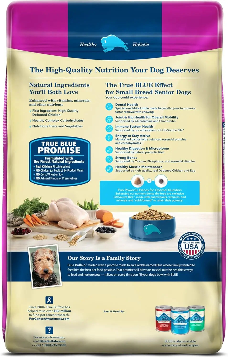 Small Breed Senior Dry Dog Food,