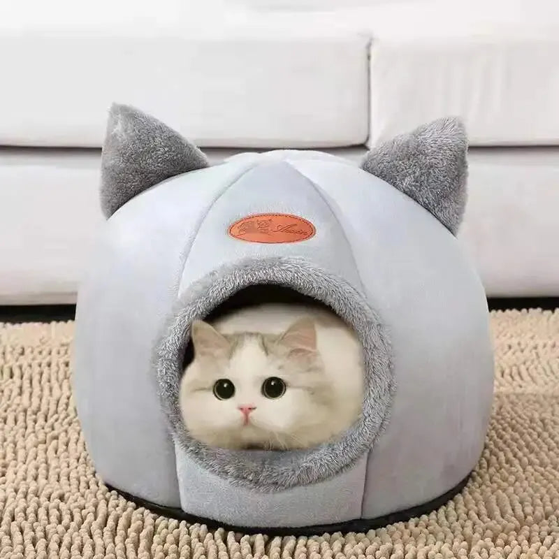 Cat Head Shape Cute And Comfortable Warm Cat House