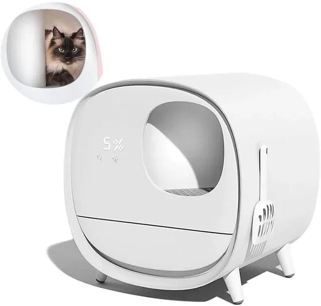 Intelligent Fully EnClosed Toilet Litter Box