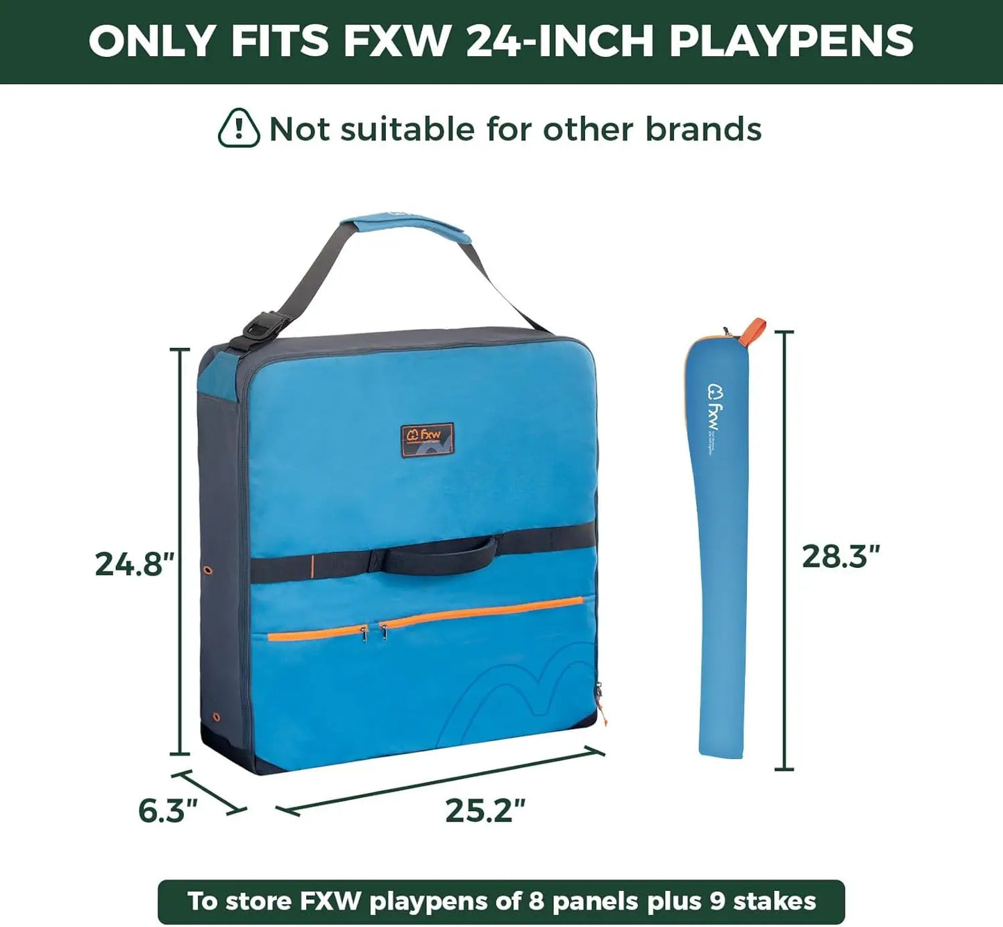 FXW Specialized Dog Playpen Storage Bag (Not Suitable for Other Brands), Designed for RV Trips