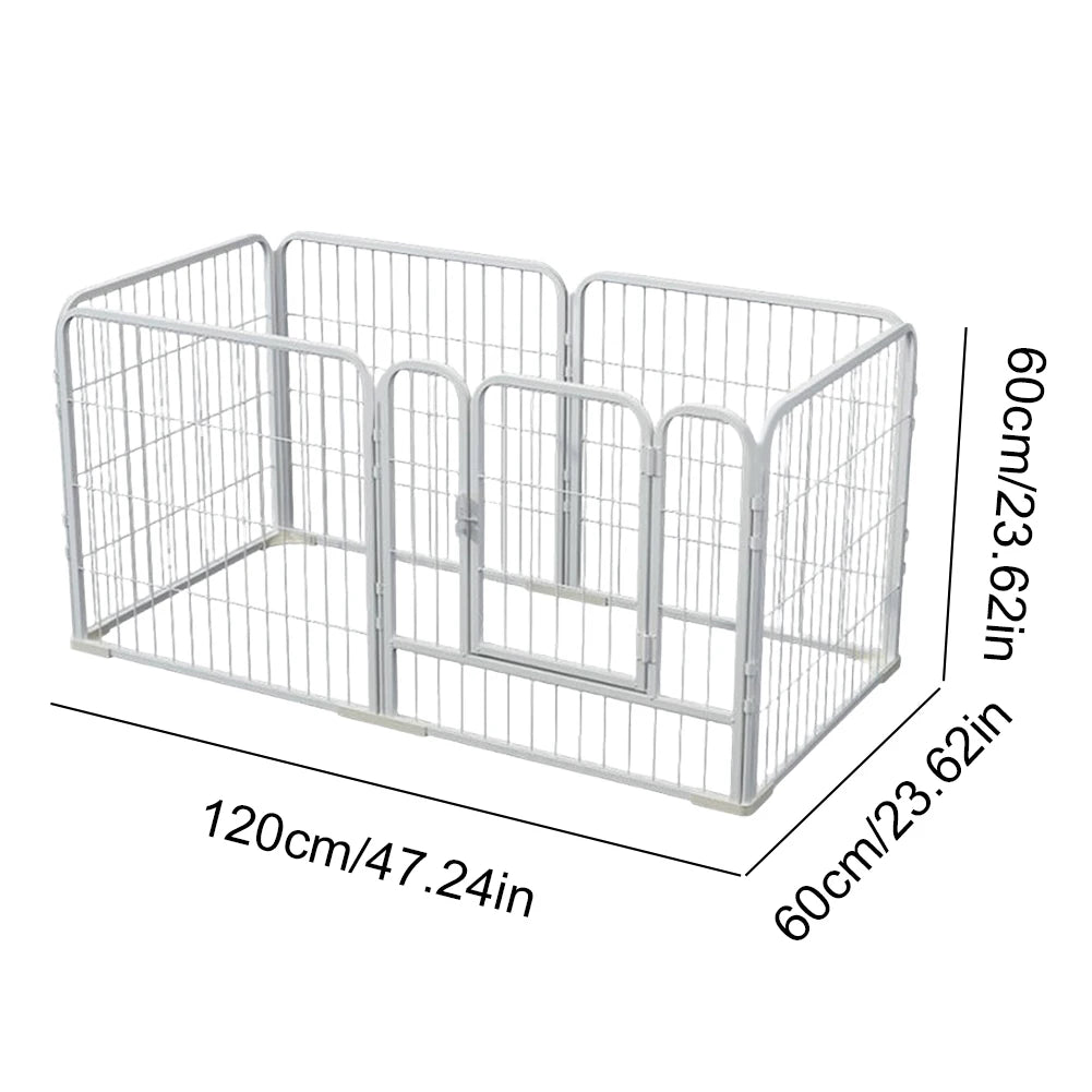 6 Panels Exercise Puppy Kennel