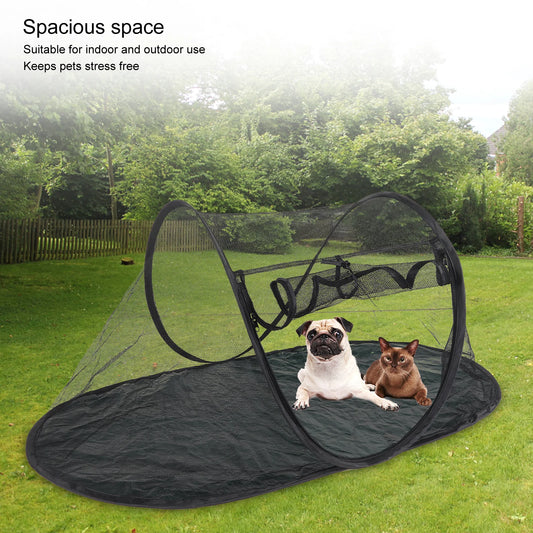 Portable Folding Pet Tent Foldable Outdoor Tent For Pet Cat Outside Playhouse Dog Fence For Camping Dog Playpen Portable Small