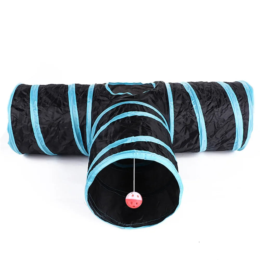 Foldable kitty  S T Y Cross Pass Play Tunnel