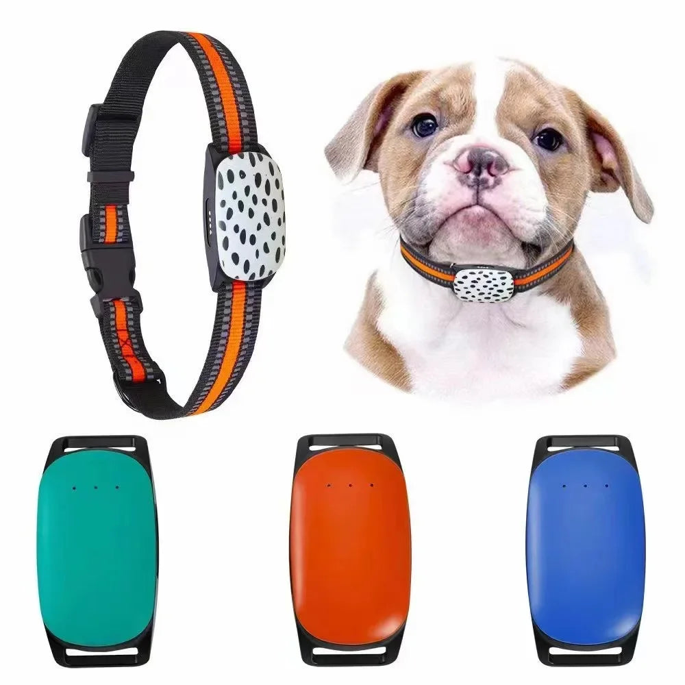 4G Pets Gps Tracker with Sim Card Waterproof Anti-theft Real-time Tracker Dog Collar Free Tracking APP for Dog Anti-lost Locator