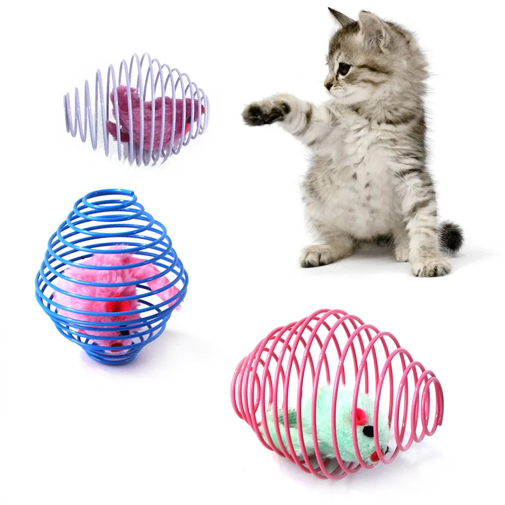 Funny Stretchable Kitten Springs Toys