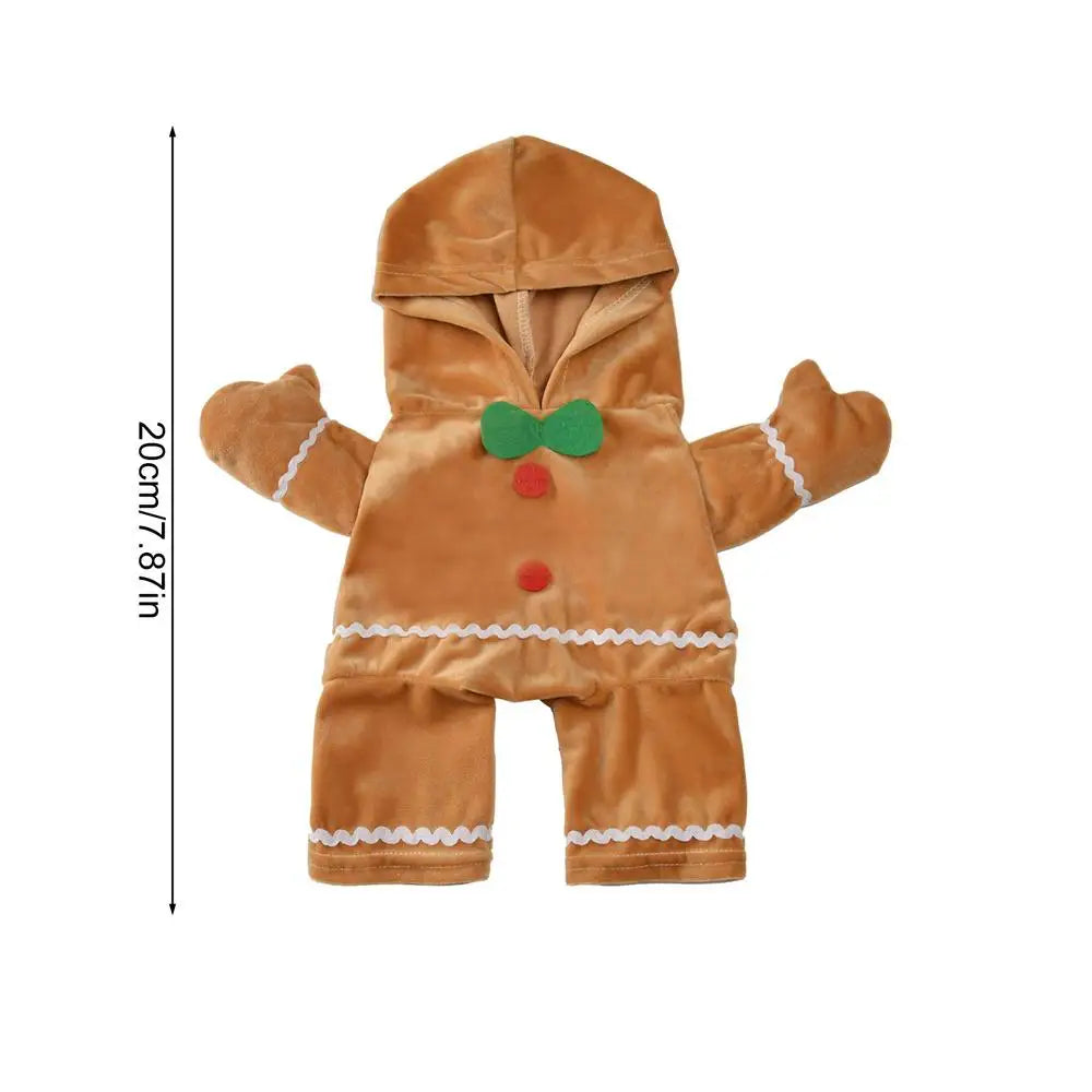 Christmas Walking Gingerbread Man Pet Costume