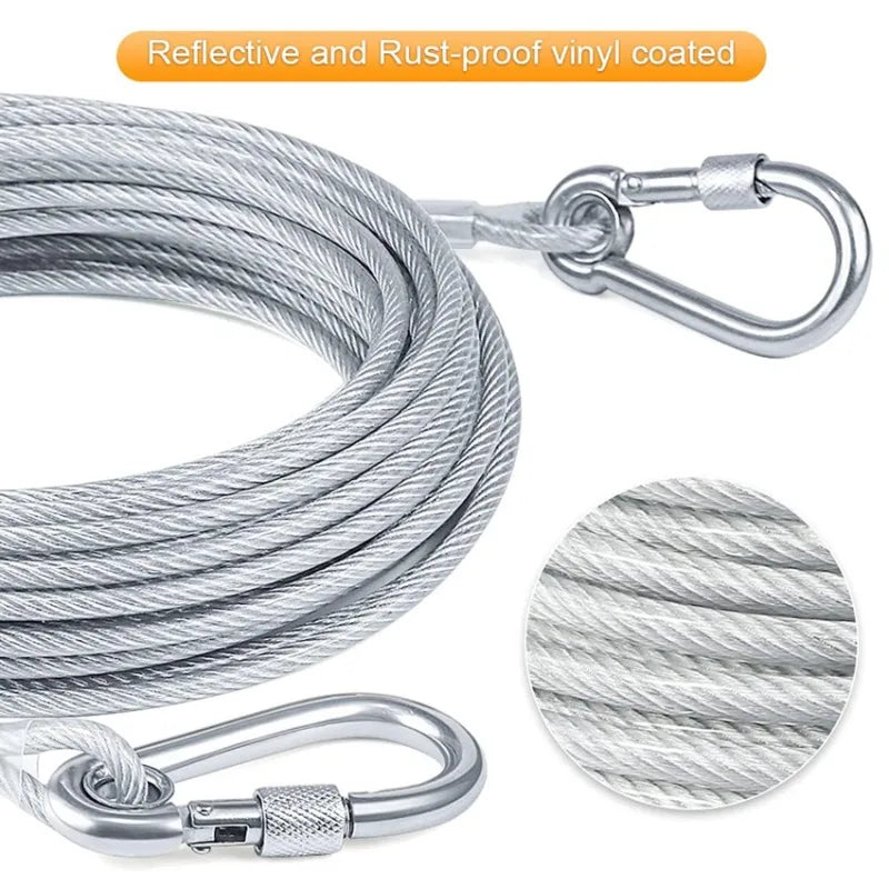 Dog Tie Out Cable Galvanized Steel Wire