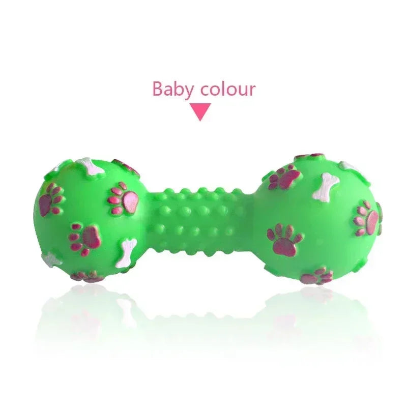 1pcs Pet Sound Polka Dot Squeaky Toy