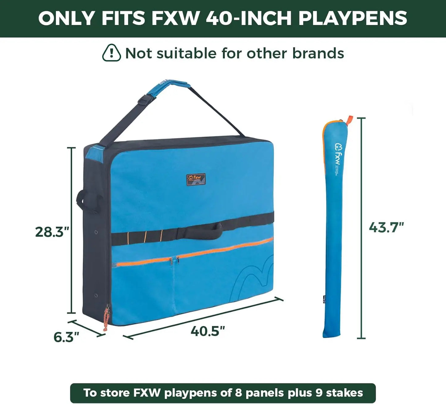 FXW Specialized Dog Playpen Storage Bag (Not Suitable for Other Brands), Designed for RV Trips