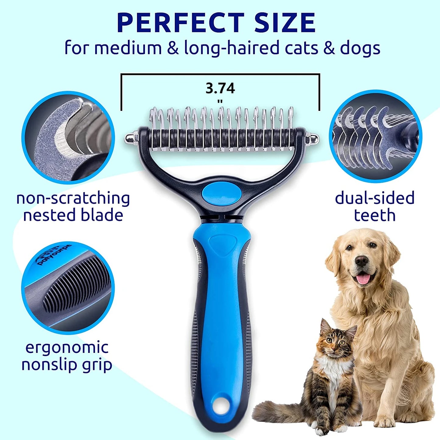 Pet Deshedding Brush -