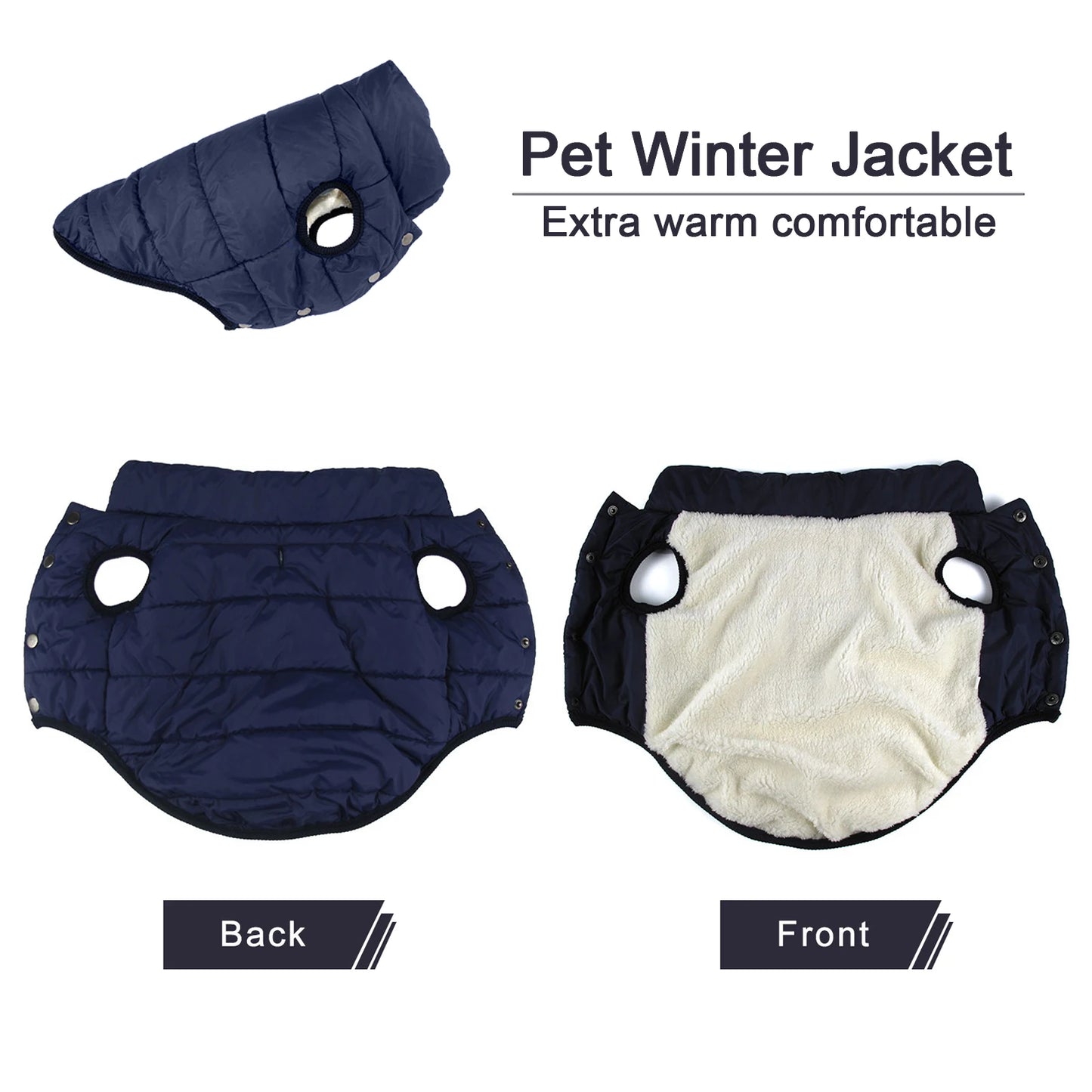 Winter Dog Clothes Outdoor