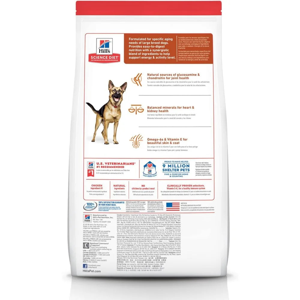 Dry Dog Food, Large Breed Adult 6+ Senior,