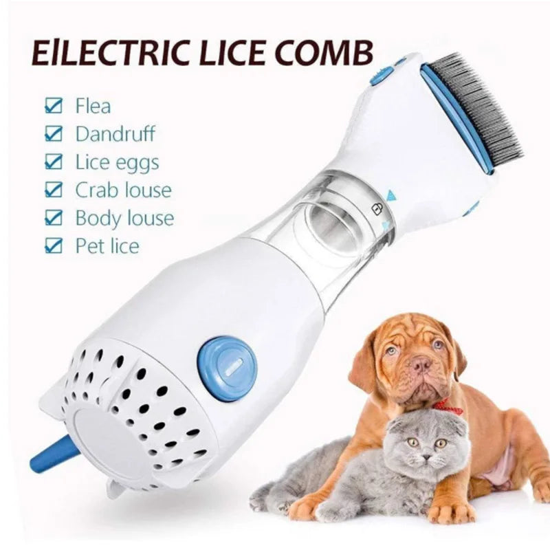 Electric Pet Lice Grabber Comb