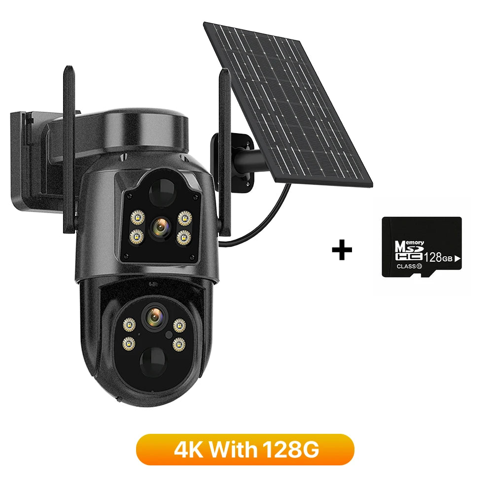 4K HD Solar WiFi Camera Outdoor