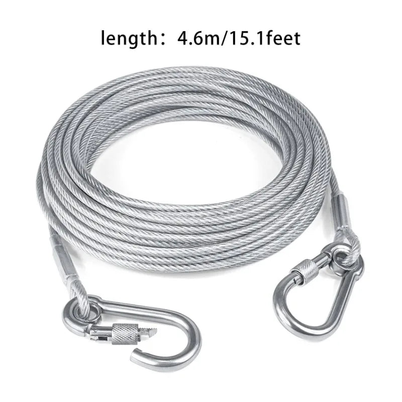 Dog Tie Out Cable Galvanized Steel Wire