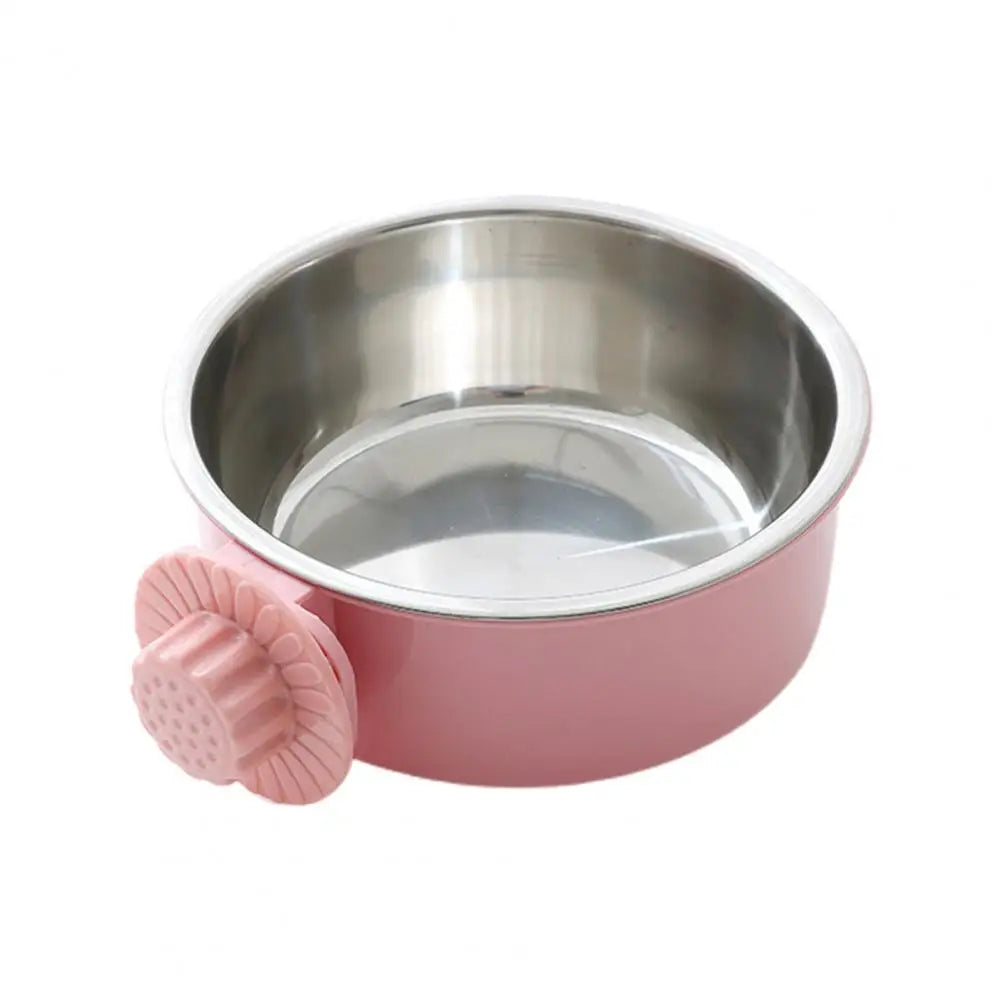 Non-Slip Corrugated Anti-Spill Hanging Bowl Set