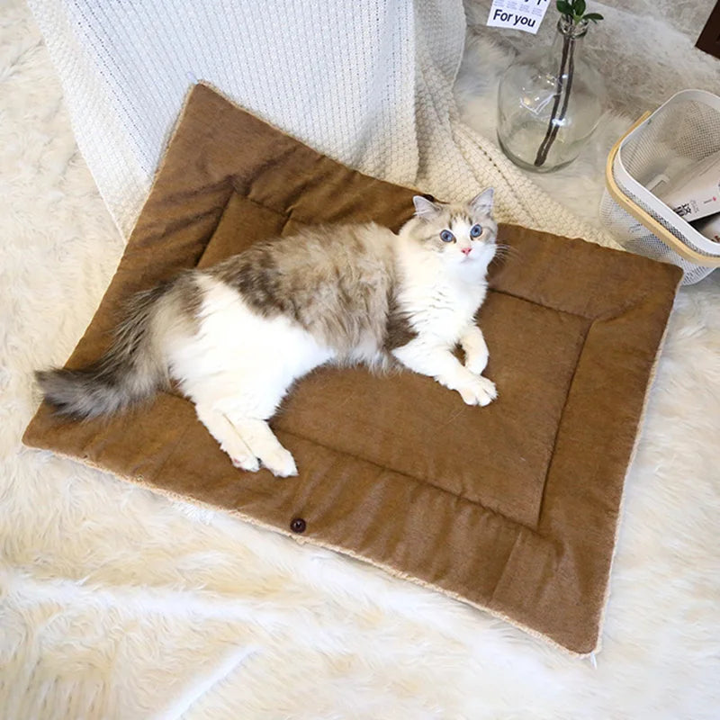 Warm Thickened Cat Bed