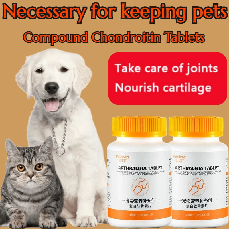 Pet Nutrition Supplement Glucosamine Chondroitin 180 Tablets