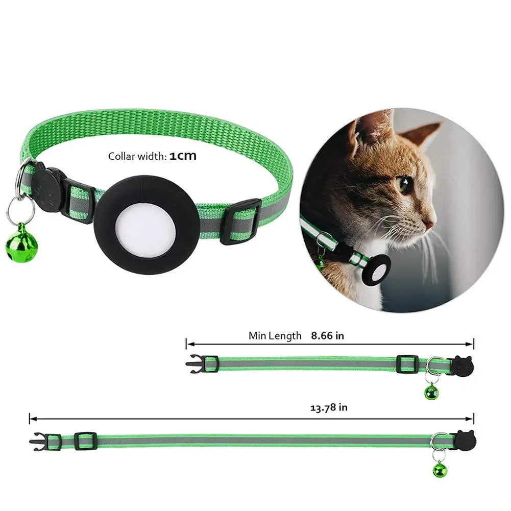 Silicone Anti-Lost Pet Cat Collar For The Apple Protective Wearable Tracker Anti Lost Positioning Tracker Collar 2024