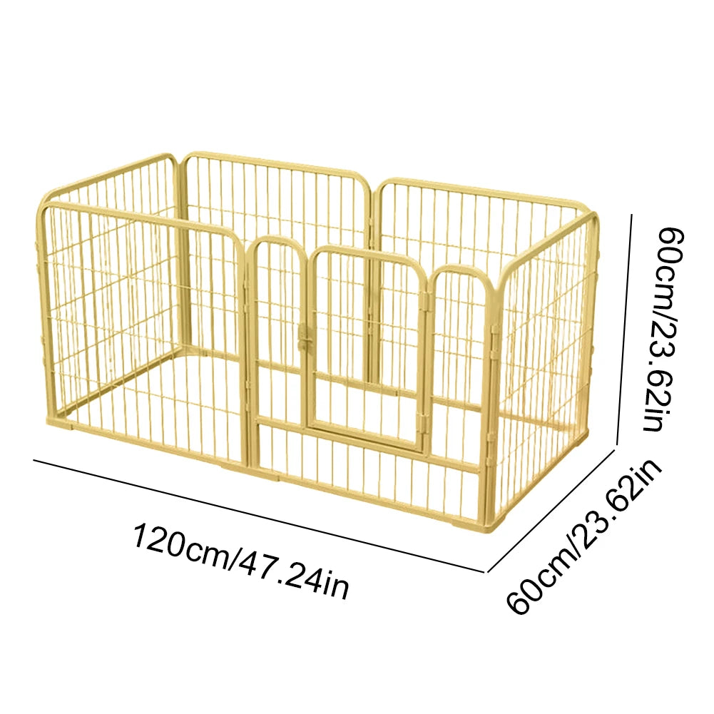 6 Panels Exercise Puppy Kennel