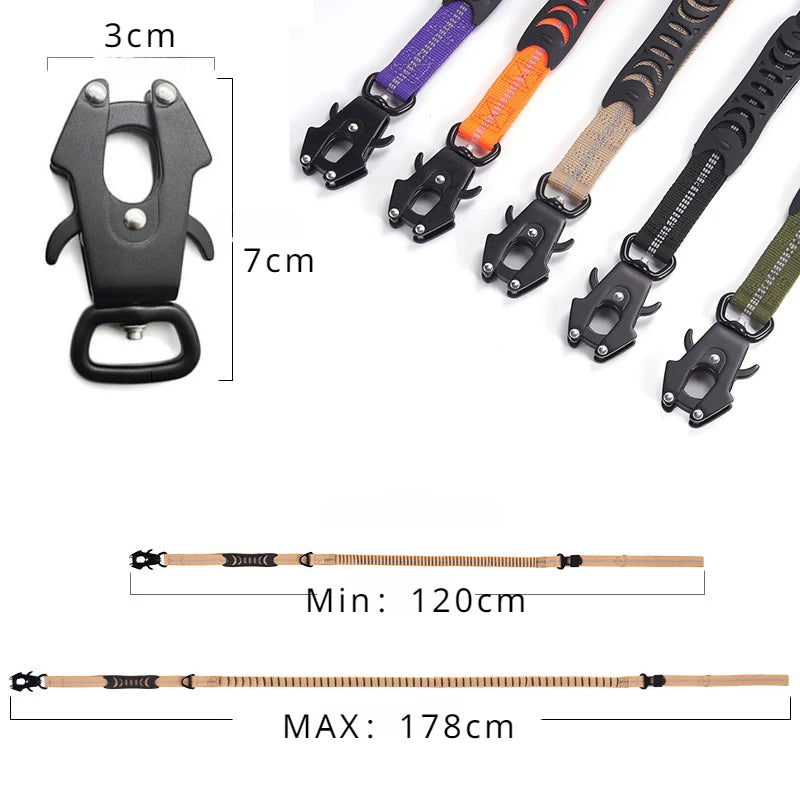 Reflective Shock Absorbing Pet Leashes