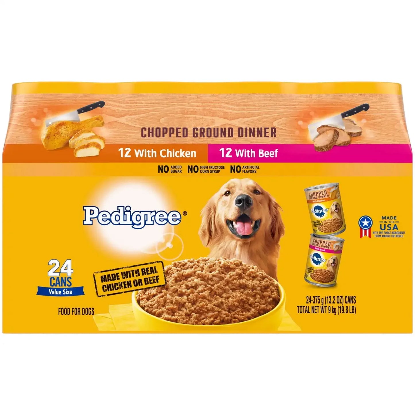 Pedigree Chopped Wet Dog Food Variety Pack