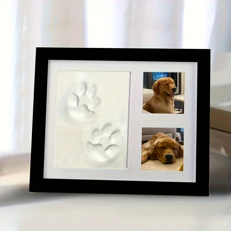 Pet Pawprint Keepsake Kit & Picture Frame