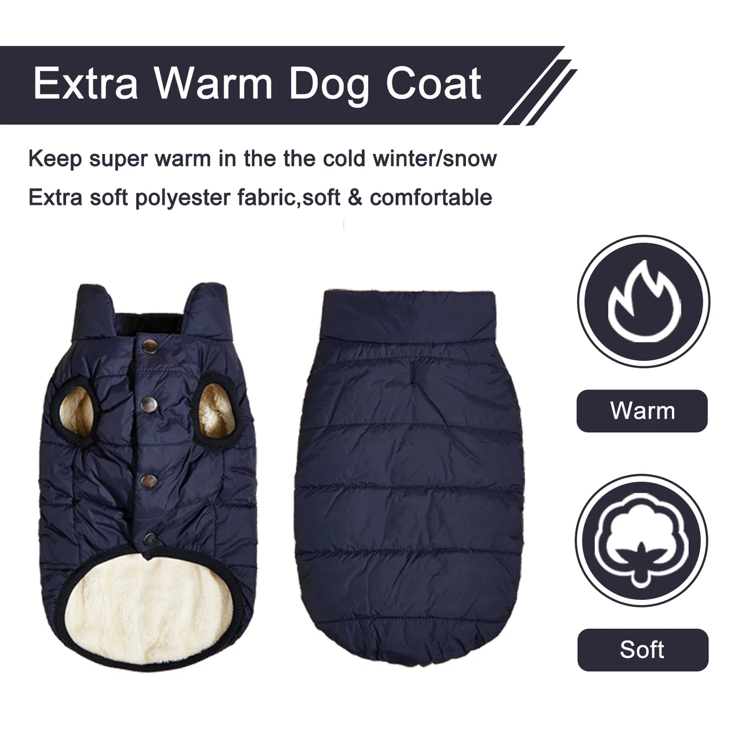 Winter Dog Clothes Outdoor