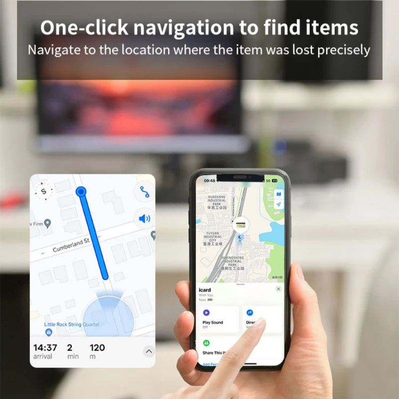 1/2/4pcs Bluetooth GPS Tracker via IOS Find My App