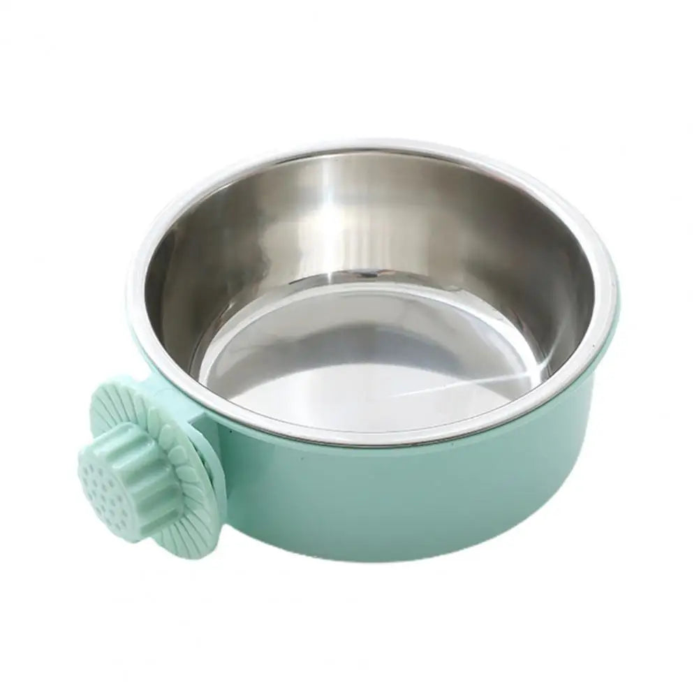 Non-Slip Corrugated Anti-Spill Hanging Bowl Set