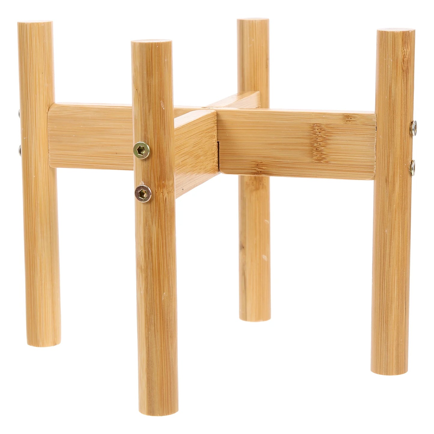 1 Set of Pet Bowl Support Rack Bamboo