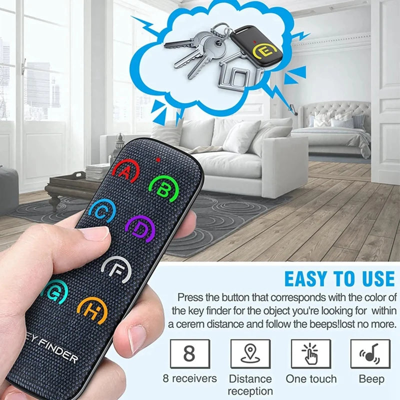 Wireless Smart Tracker With 8 Receivers