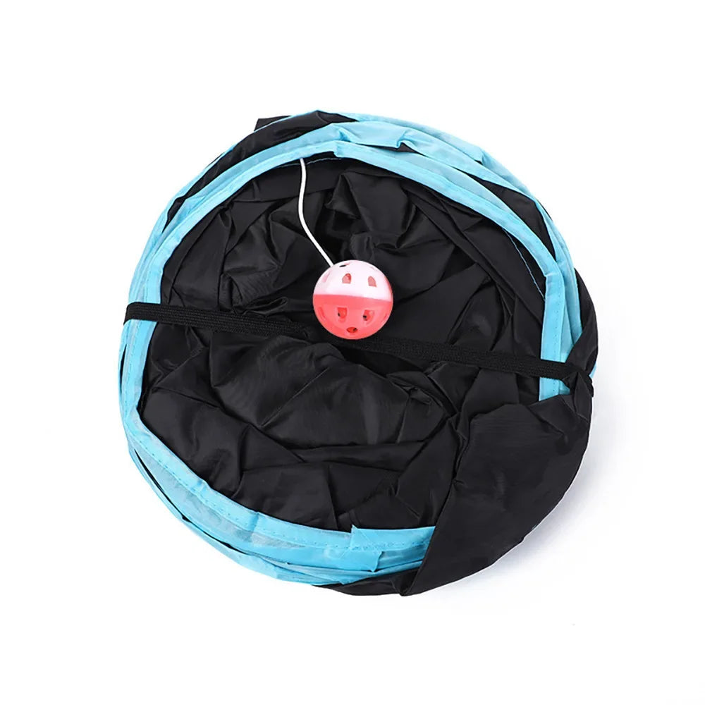 Foldable kitty  S T Y Cross Pass Play Tunnel