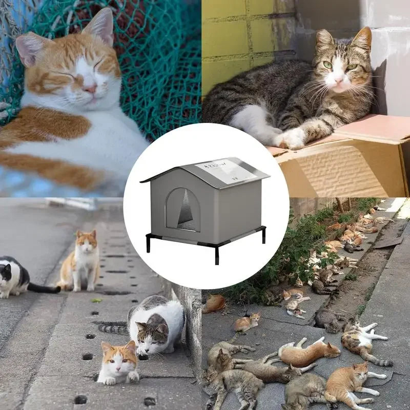 Waterproof Outdoor Feral Cat Houses