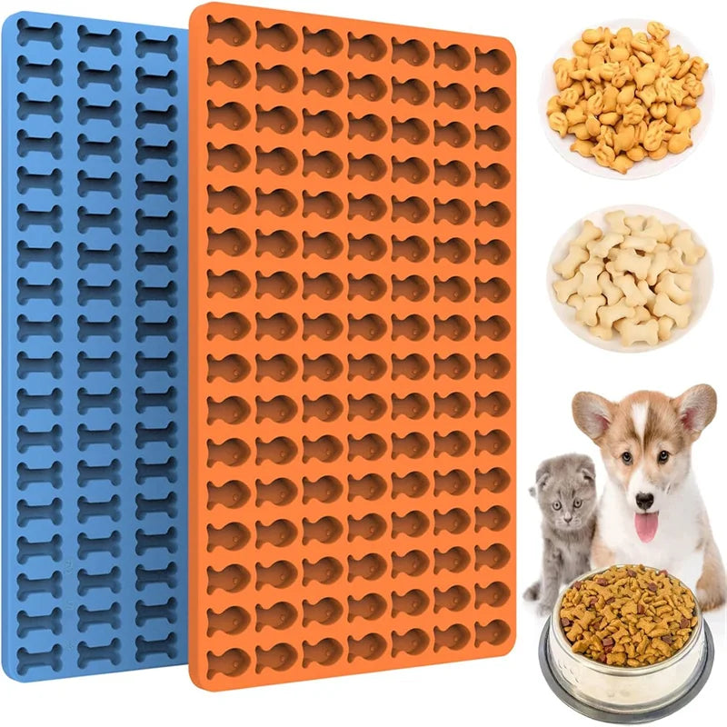 Silicone Dog and Cat Treat Molds