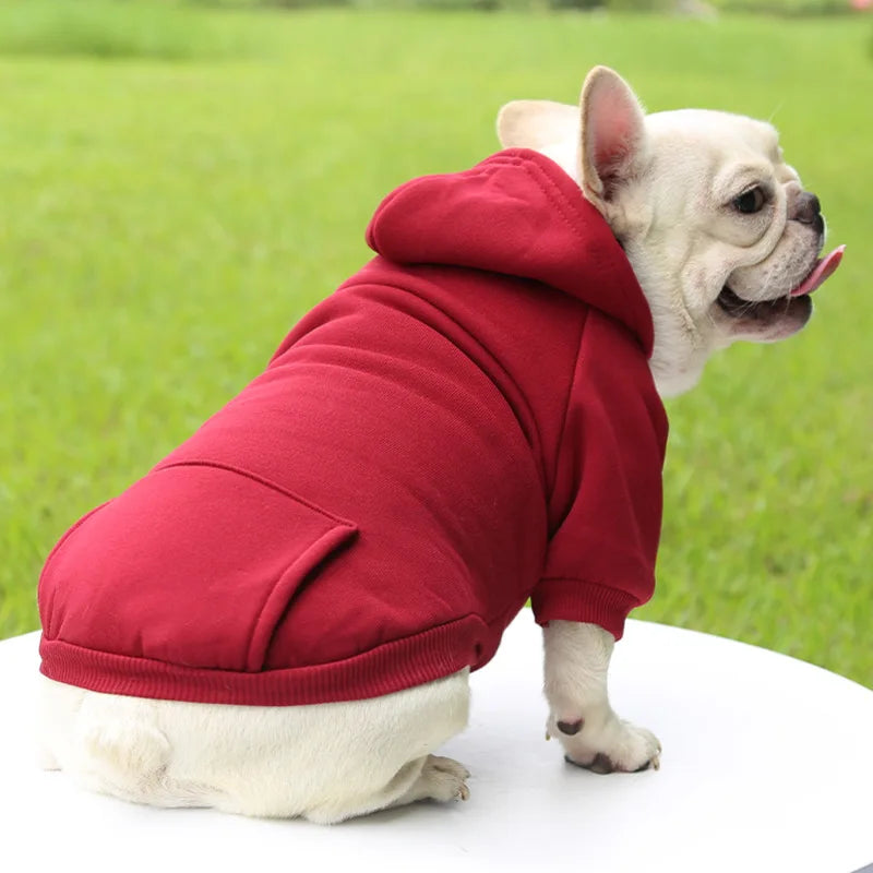 Winter Pet Dog Clothes Hoodies Sweater Puppy Jacket