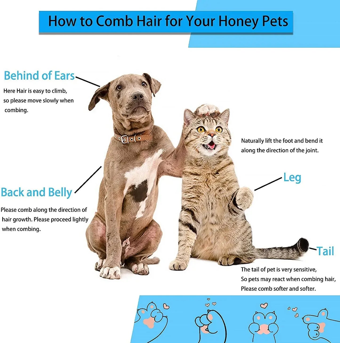 Cat Dog Hair Grooming And Care Comb