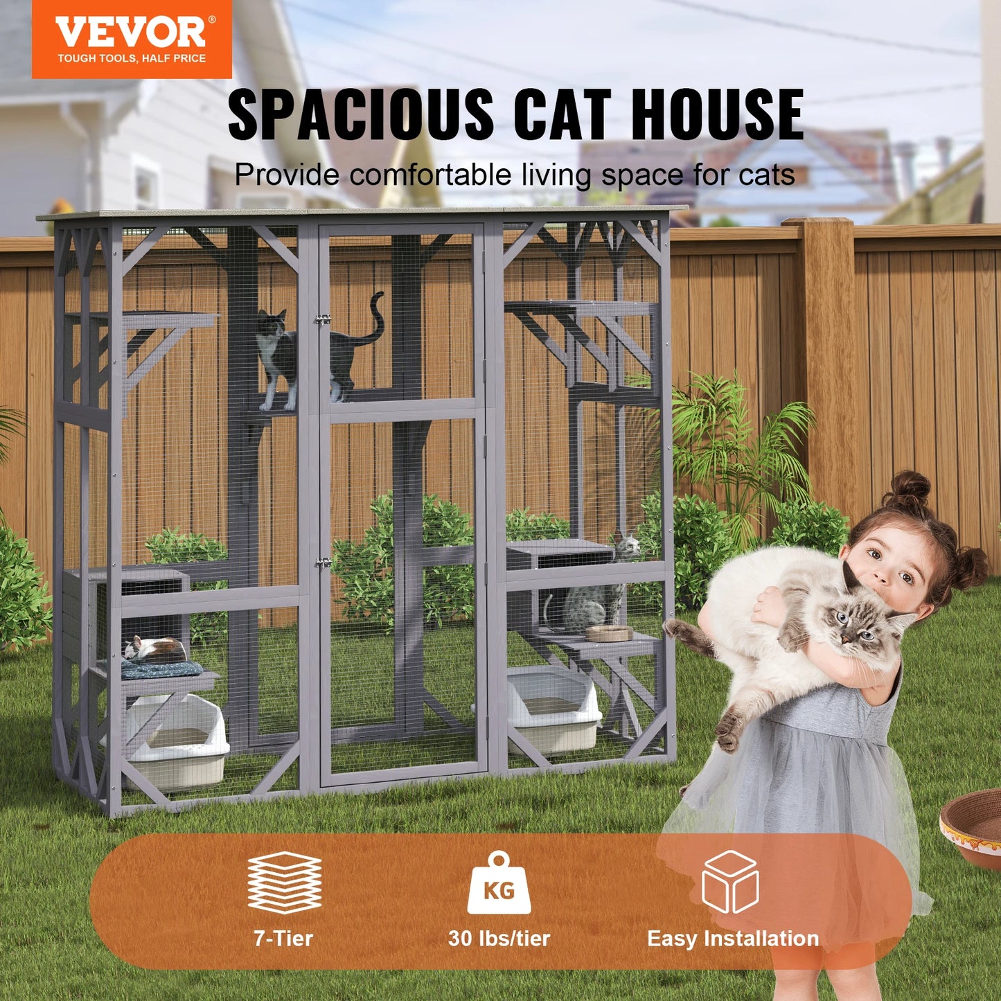 VEVOR Cat House Outdoor