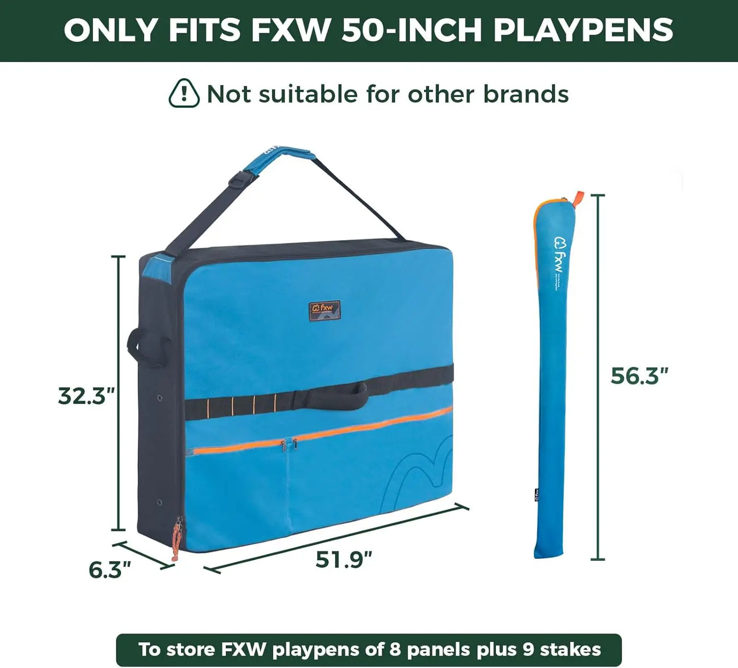 FXW Specialized Dog Playpen Storage Bag (Not Suitable for Other Brands), Designed for RV Trips