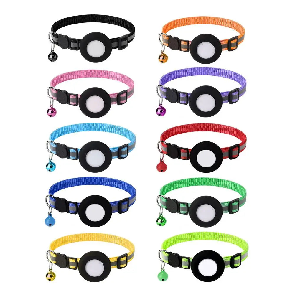 Silicone Anti-Lost Pet Cat Collar For The Apple Protective Wearable Tracker Anti Lost Positioning Tracker Collar 2024